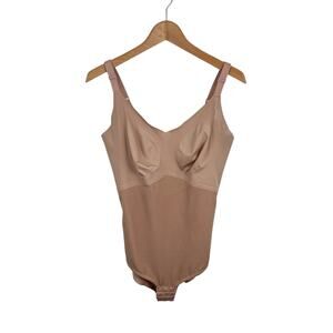 Honeylove Cami Bodysuit Sand shapewear tank full body